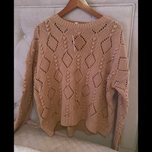 Ann Taylor Loft sweater beautiful beige color